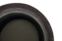 Kristen Dark Gray Small Storage Accent Ottoman