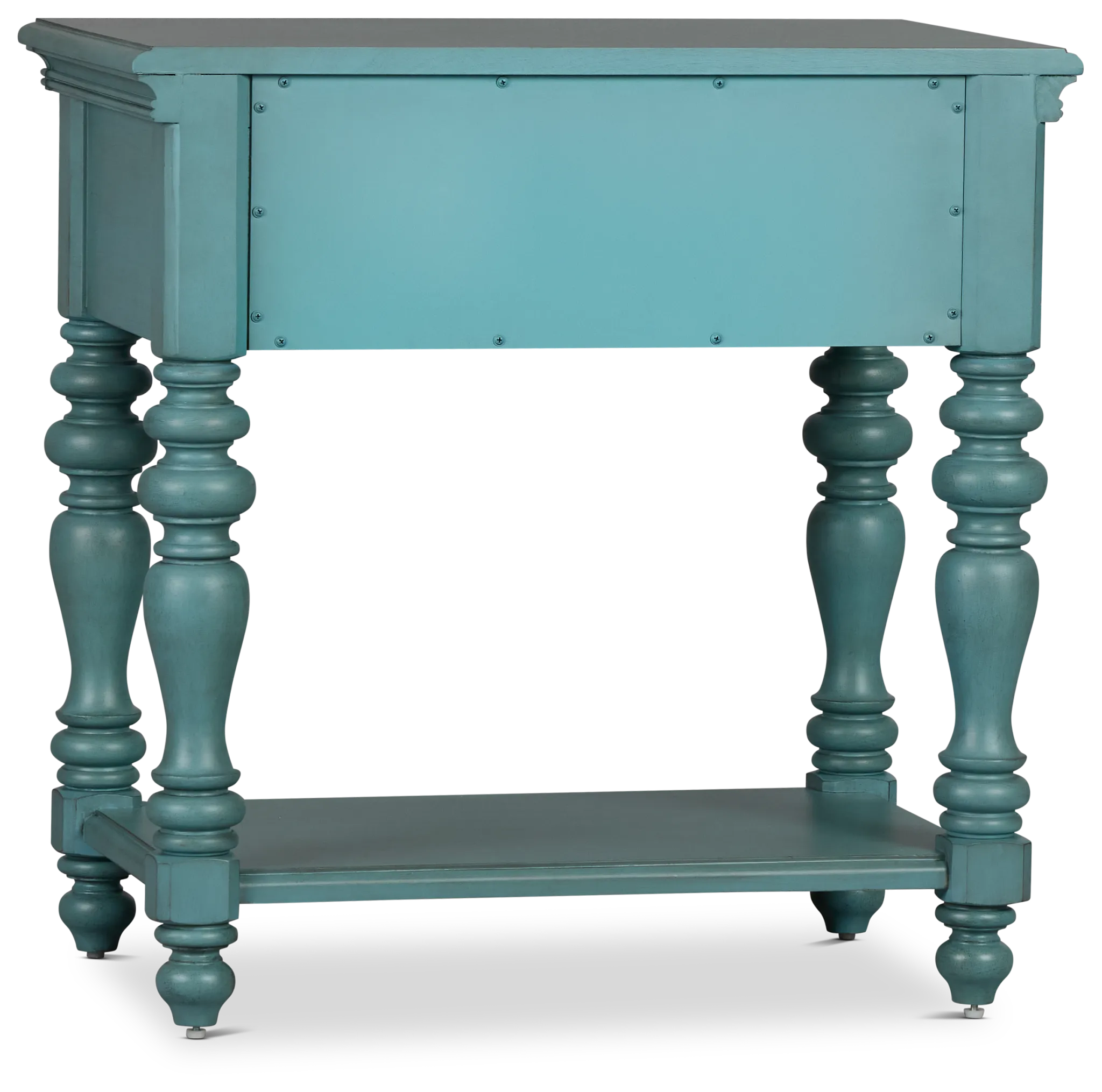 Savannah Teal 1-drawer Nightstand