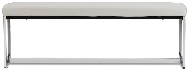 Bronx White Dining Bench