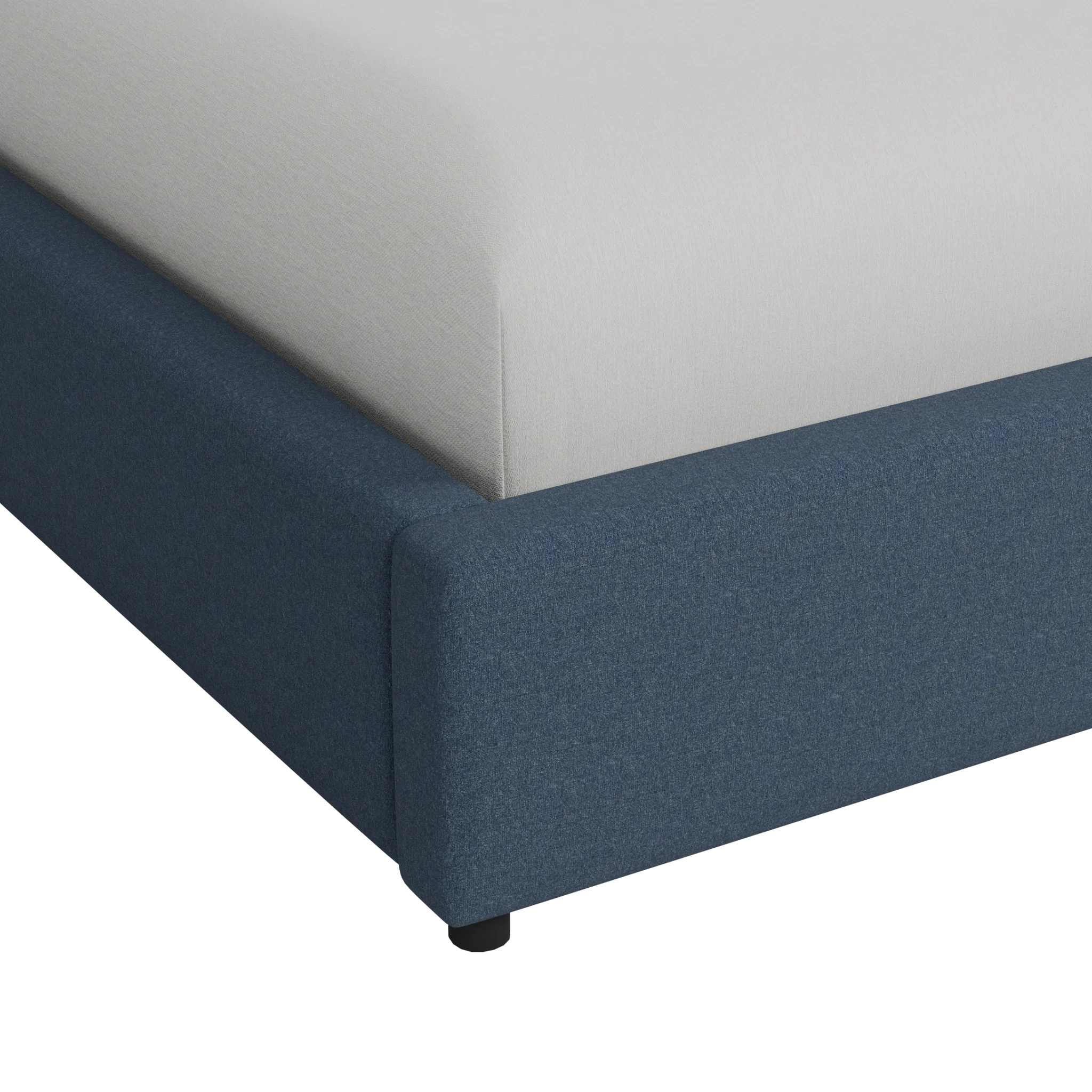Grayton Maguire Blue 54" Upholstered Platform Bed