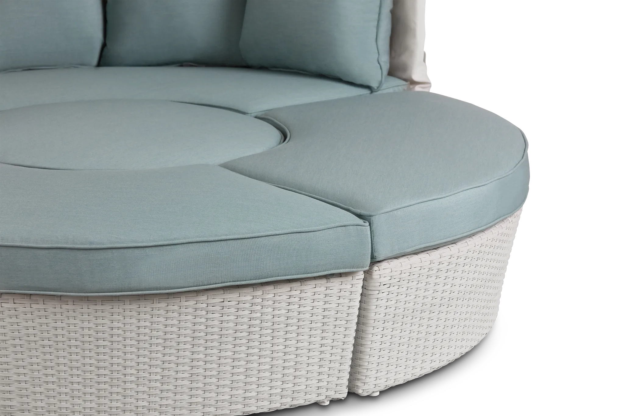 Biscayne Teal Canopy Daybed