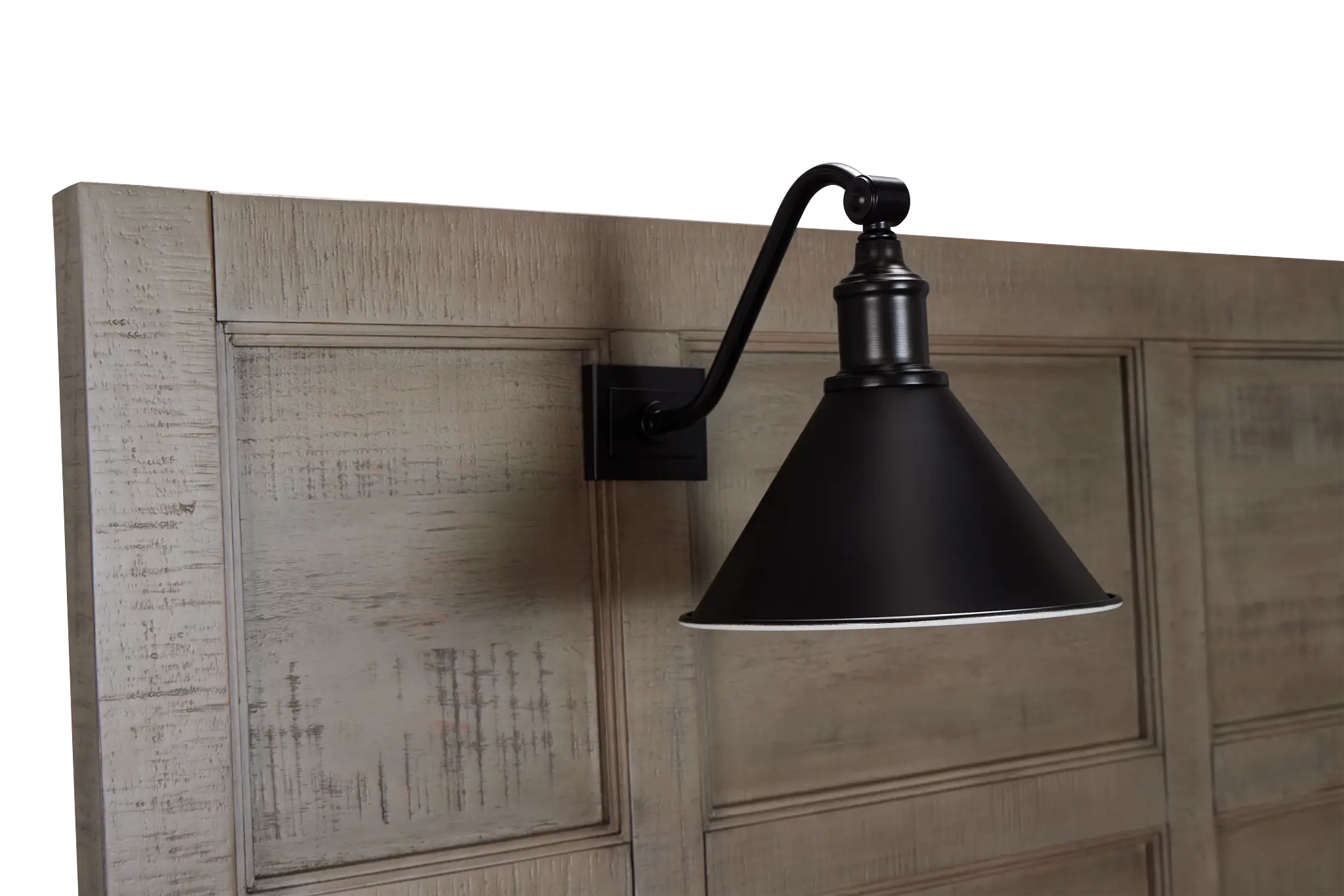 Heron Cove Light Tone Panel Bed With Lights Heron Cove Light Tone Panel Bed With Lights