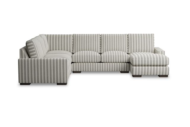 Edgewater Sea Lane Dark Gray Medium Right Chaise Sectional