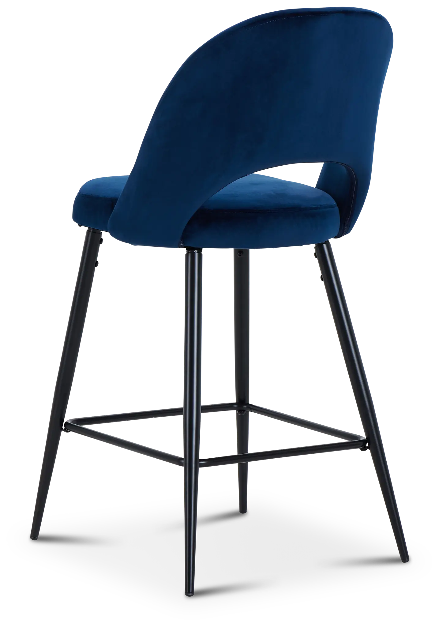 Kelly Dark Blue 28" Upholstered Barstool Kelly Dark Blue 28" Upholstered Barstool
