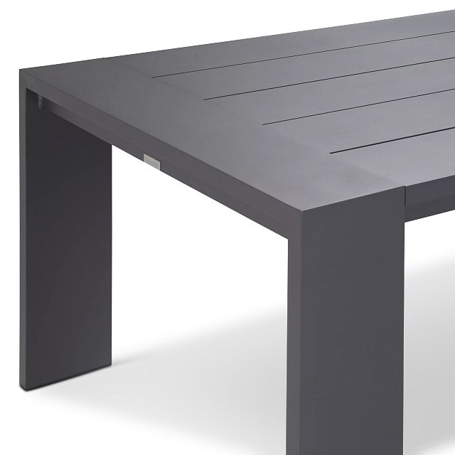 Linear Dark Gray 70" Rectangular Table (5)