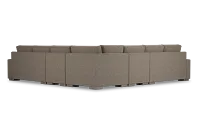 Edgewater Elite Brown Large Two-arm Sectional