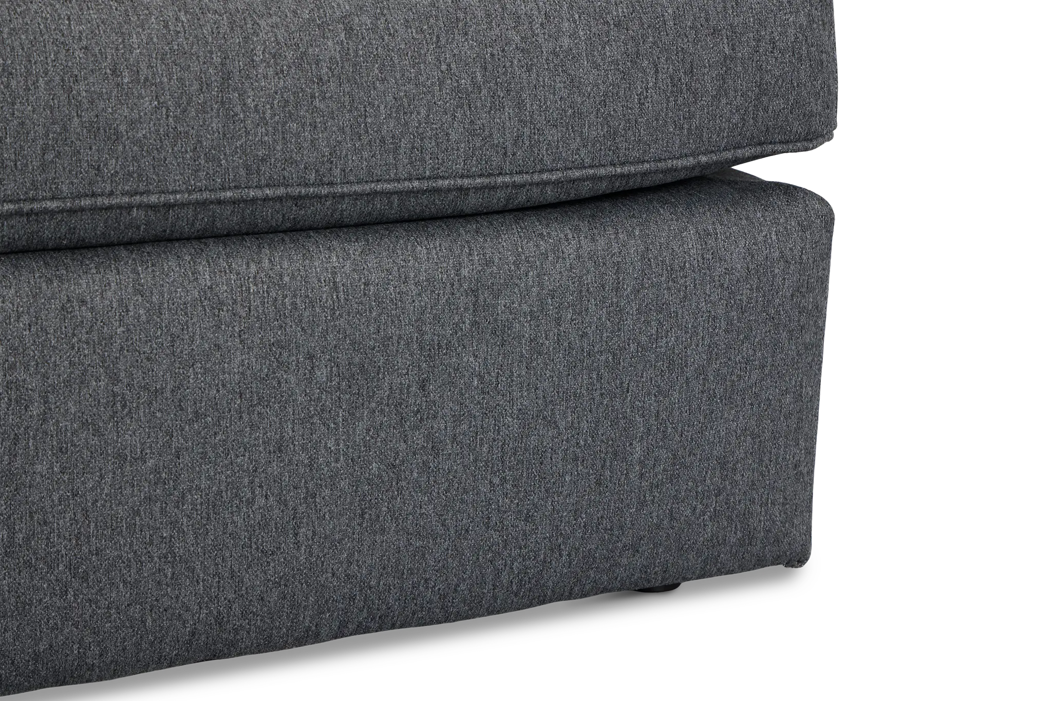 Siesta Delray Dark Gray Fabric Ottoman Siesta Delray Dark Gray Fabric Ottoman