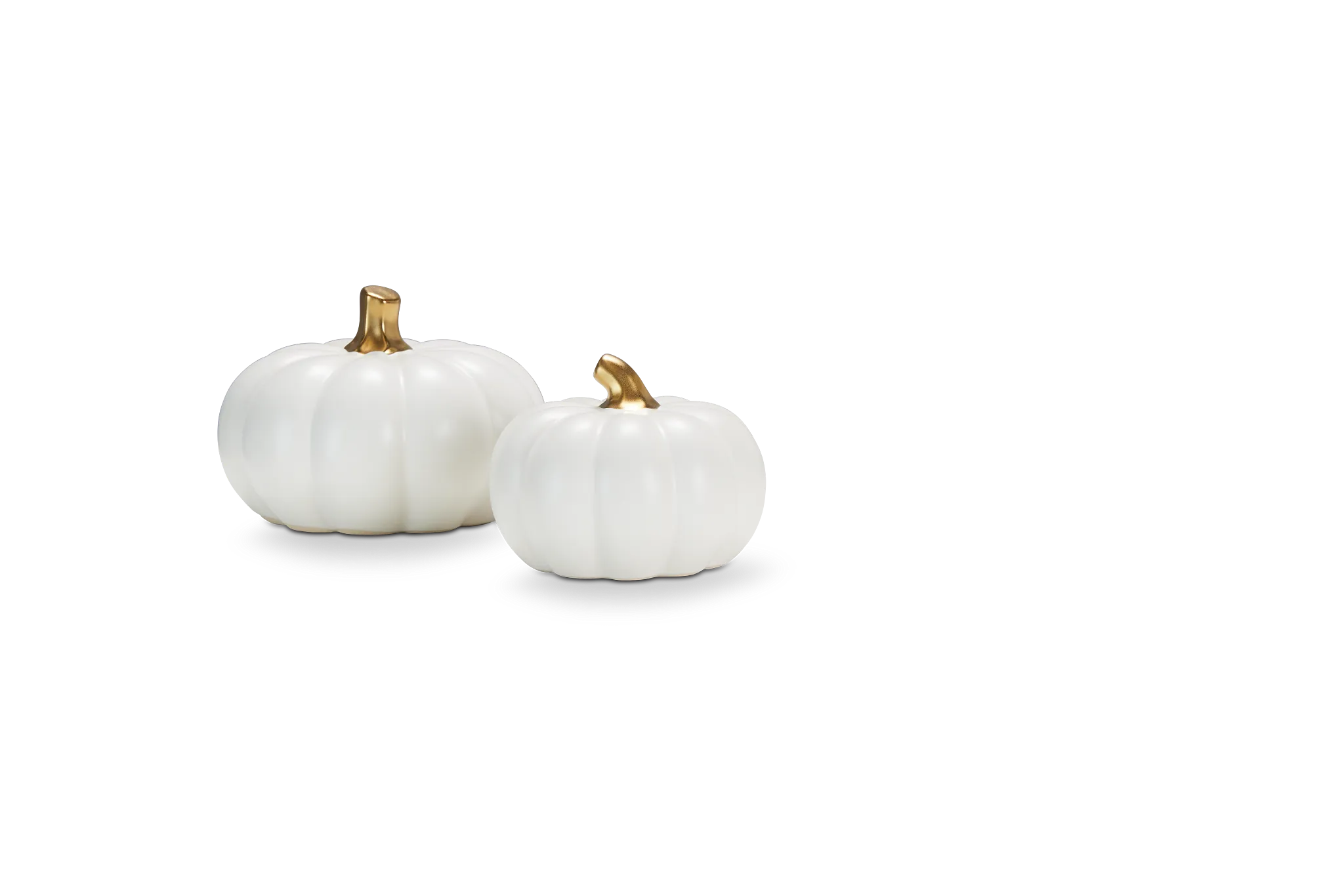 Pumpkin White Small Tabletop Accessory