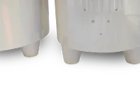 Moonie White Set Of 2 Planter