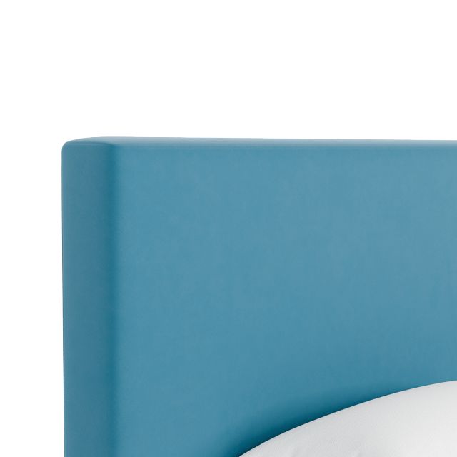 Grayton Joya Teal 54" Upholstered Platform Bed