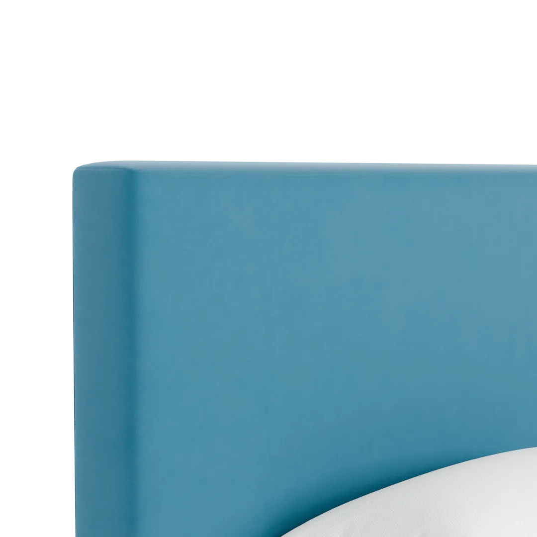 Grayton Joya Teal 54" Upholstered Platform Bed