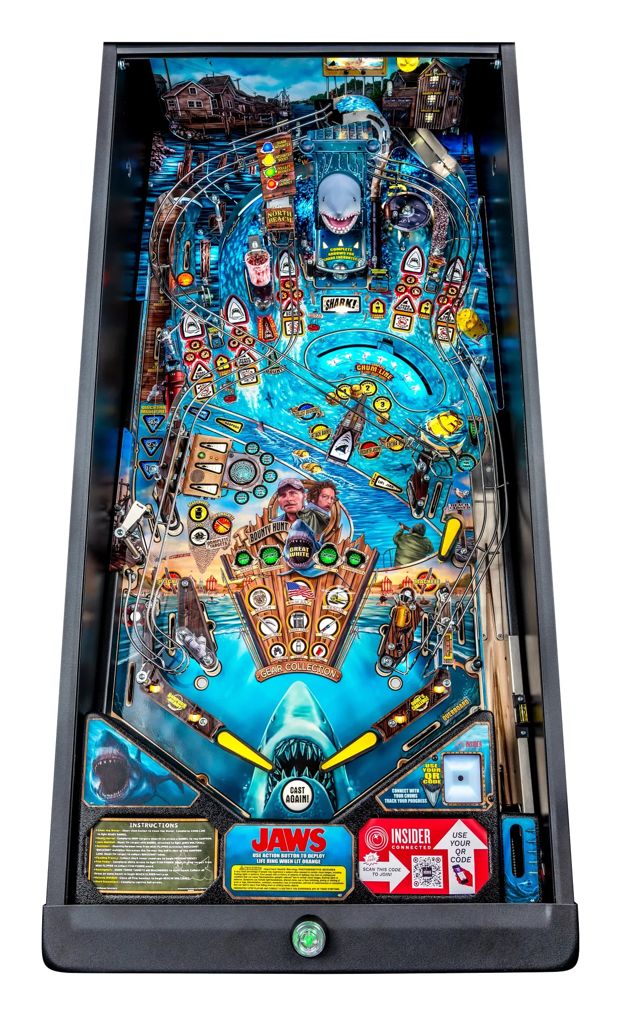Jaws Pro Pinball Machine