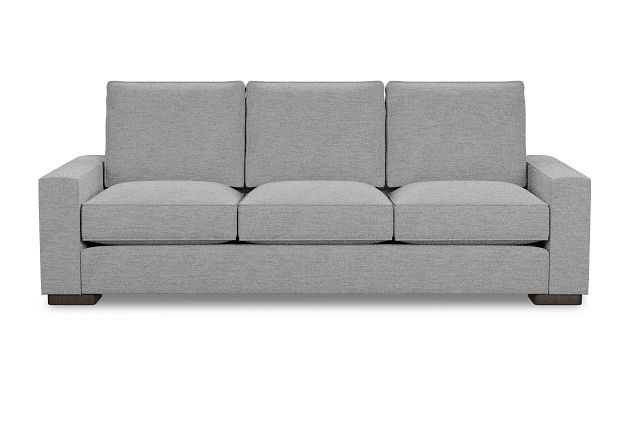 Edgewater Maguire Gray 96" Sofa W/ 3 Cushions