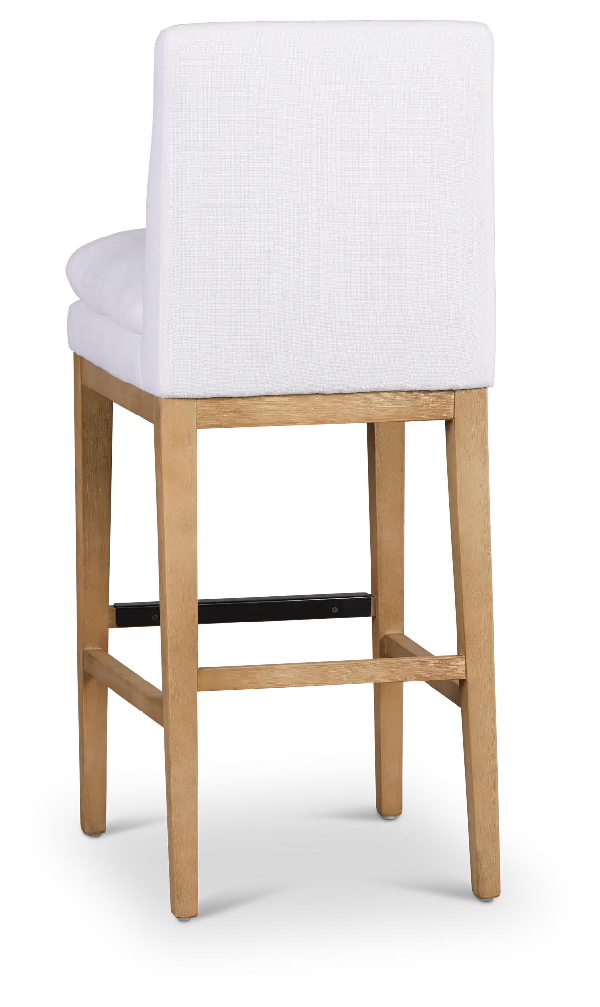 Willow Whitefabric 30" Upholstered Barstool
