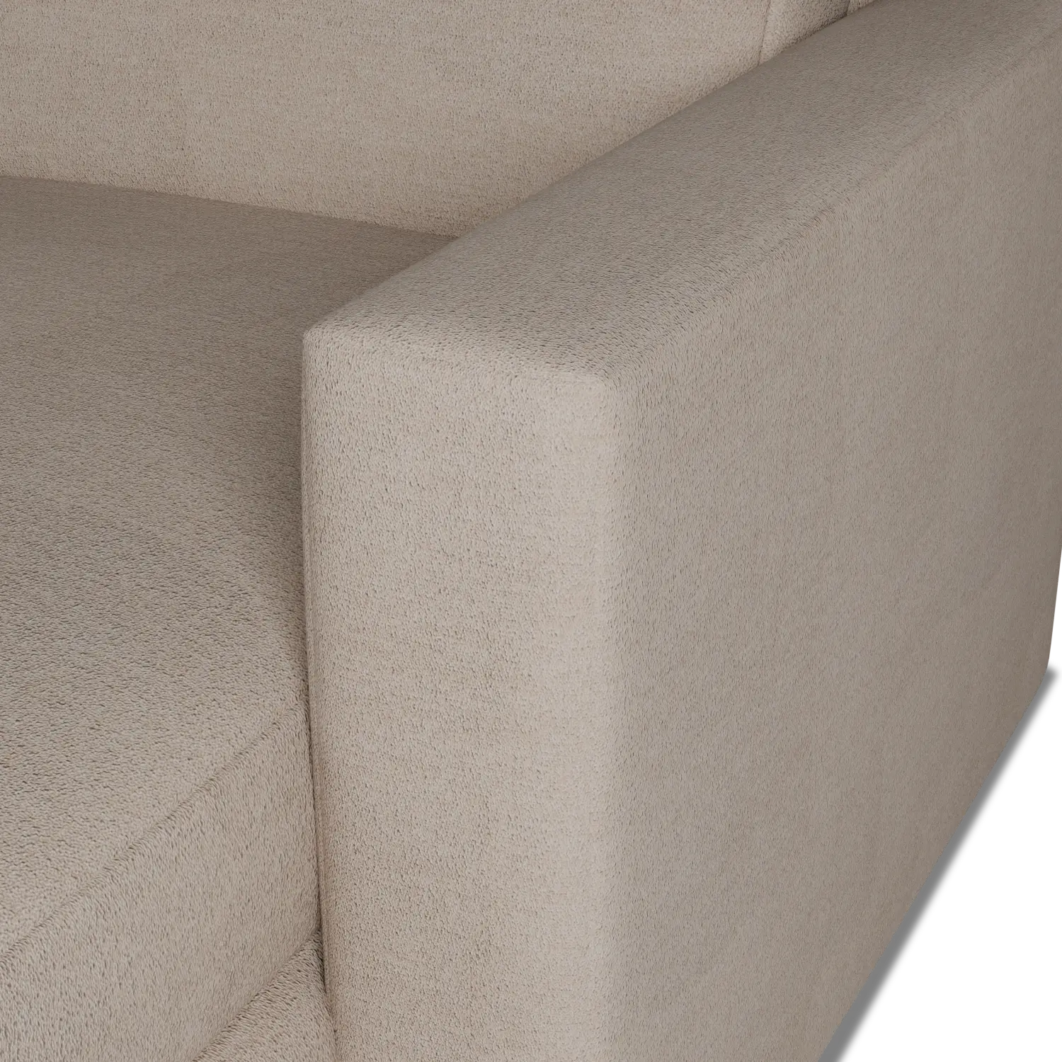 Citymod Beige Fabric Right Chaise Citymod Beige Fabric Right Chaise