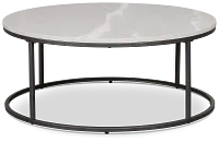 Joliet Gray Round Coffee Table