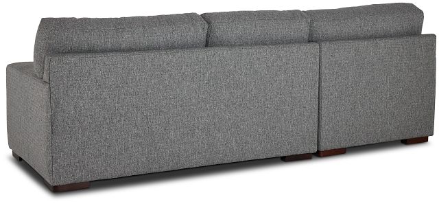 Veronica Dark Gray Down Left Chaise Sectional