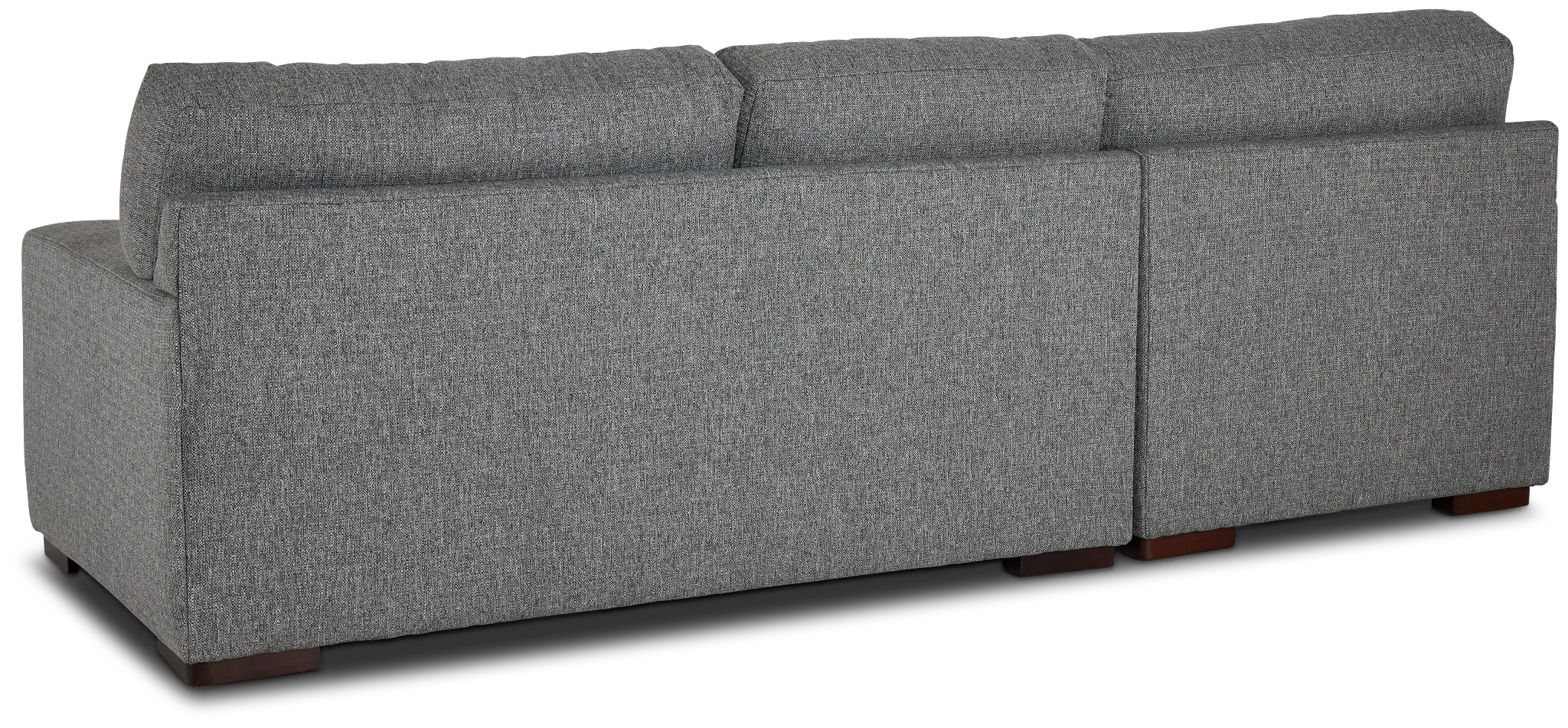 Veronica Dark Gray Down Left Chaise Sectional