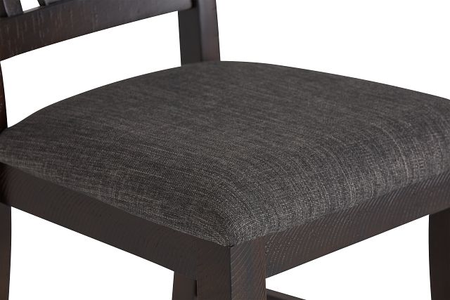 Cash Gray Upholstered Side Chair