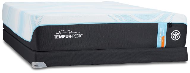 Tempur-pedic Luxebreeze Firm Low-profile Mattress Set