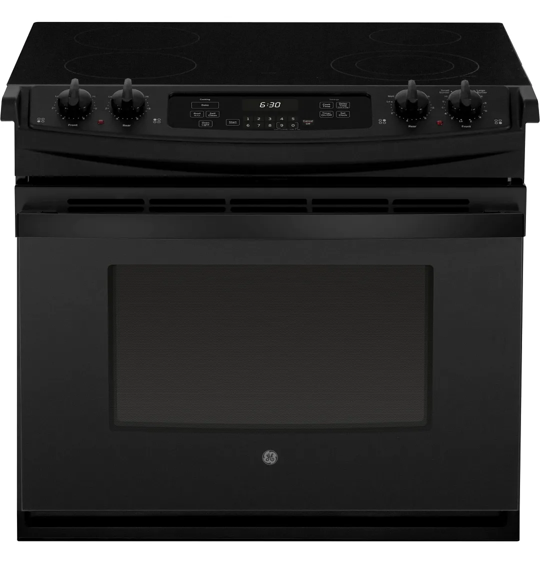Ge 630 Series Black 30" Electric Range