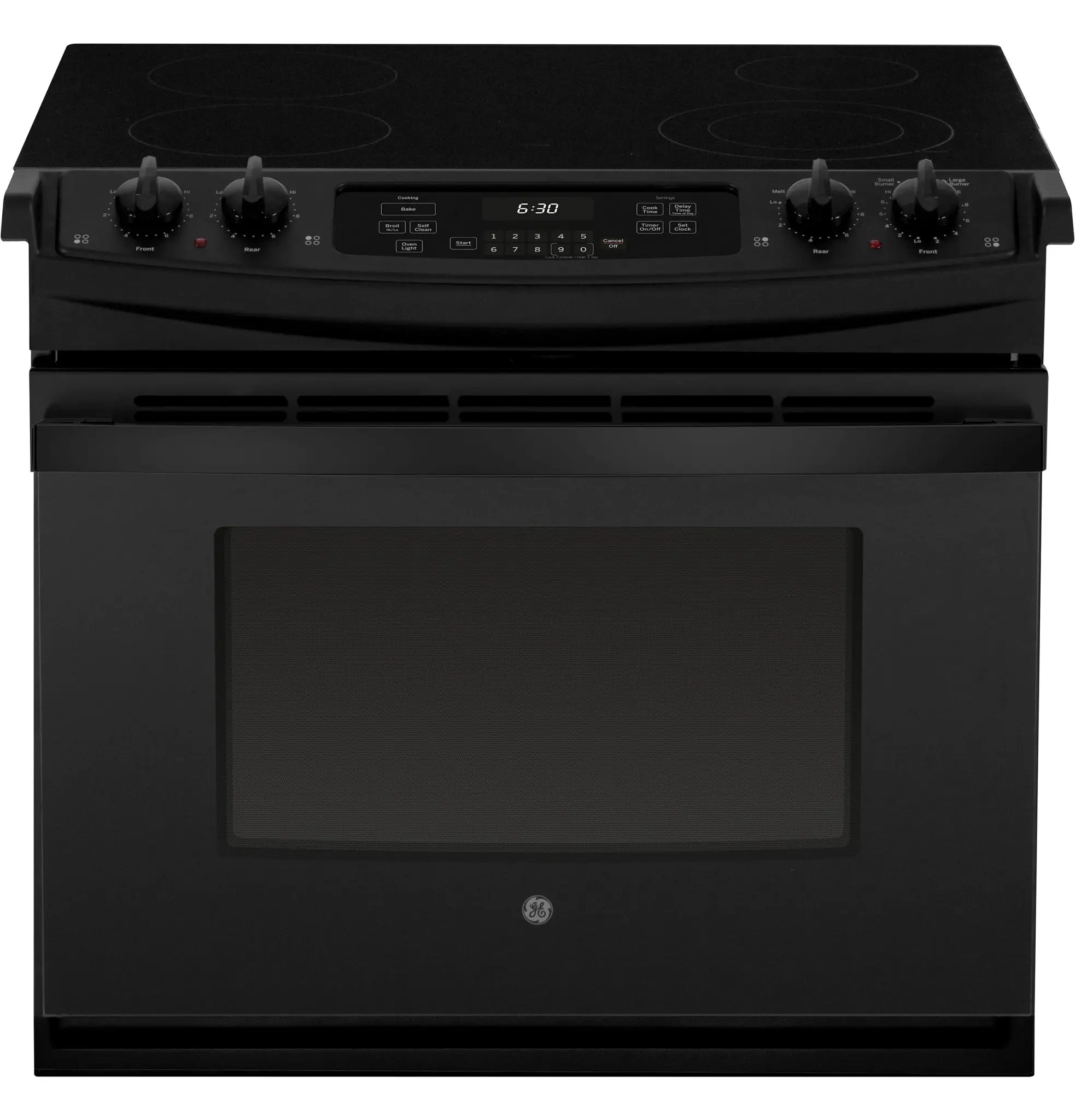 Ge 630 Series Black 30" Electric Range Ge 630 Series Black 30" Electric Range