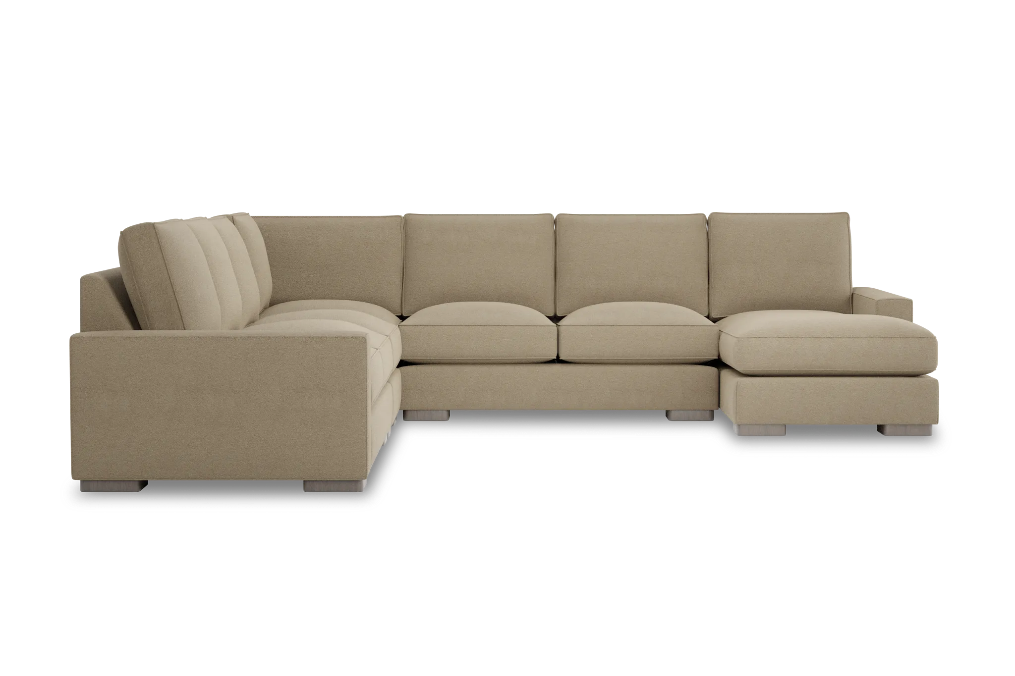 Edgewater Elite Taupe Large Right Chaise Sectional