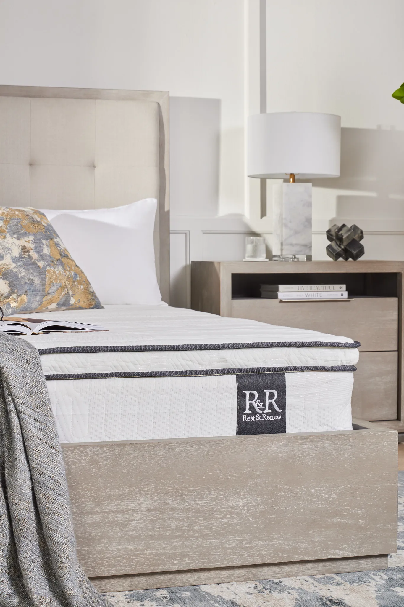 Rest & Renew By Zinus 10" Hybrid Memory Foam & Innerspring Mattress