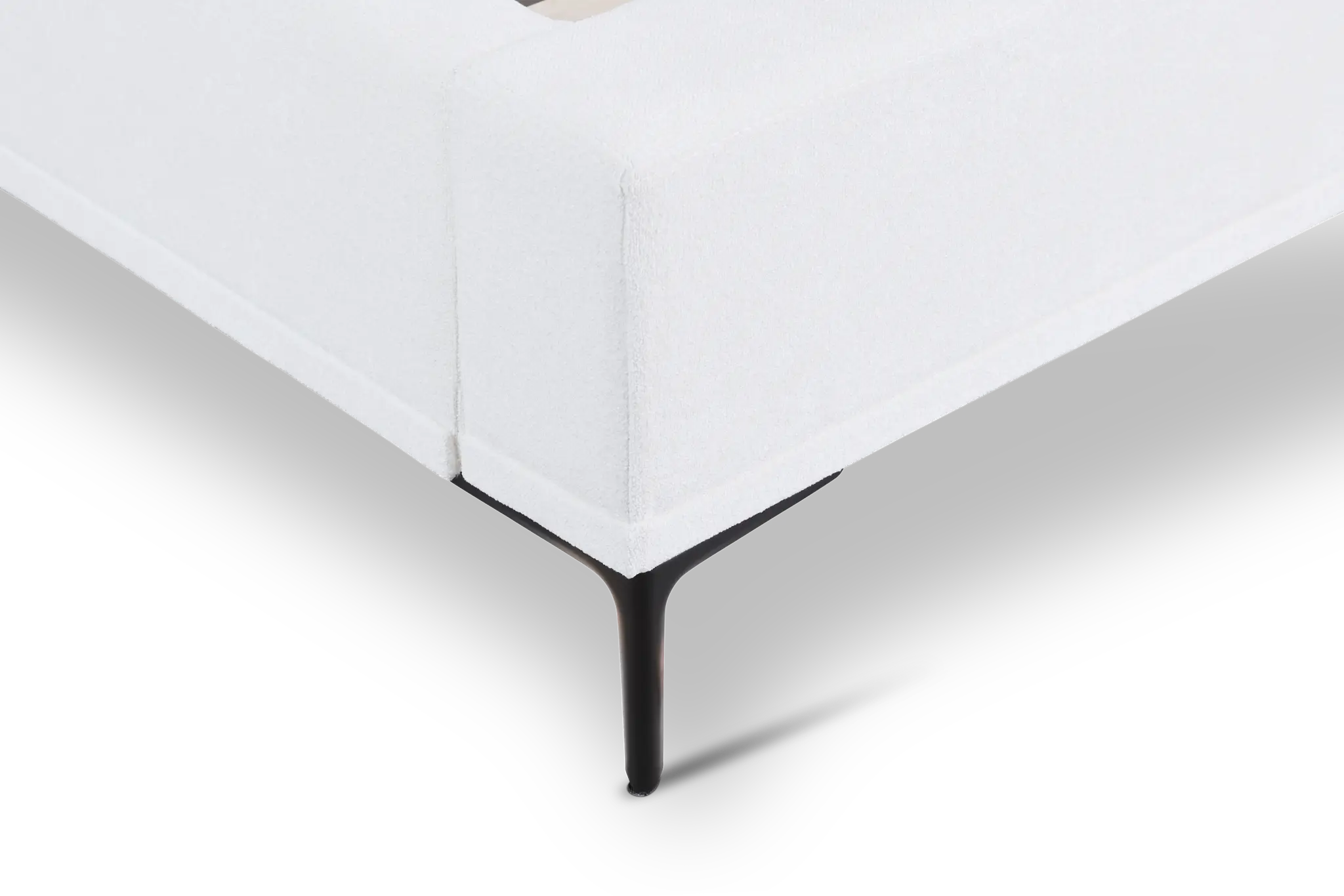 Emit Ivory Uph Panel Bed Emit Ivory Uph Panel Bed