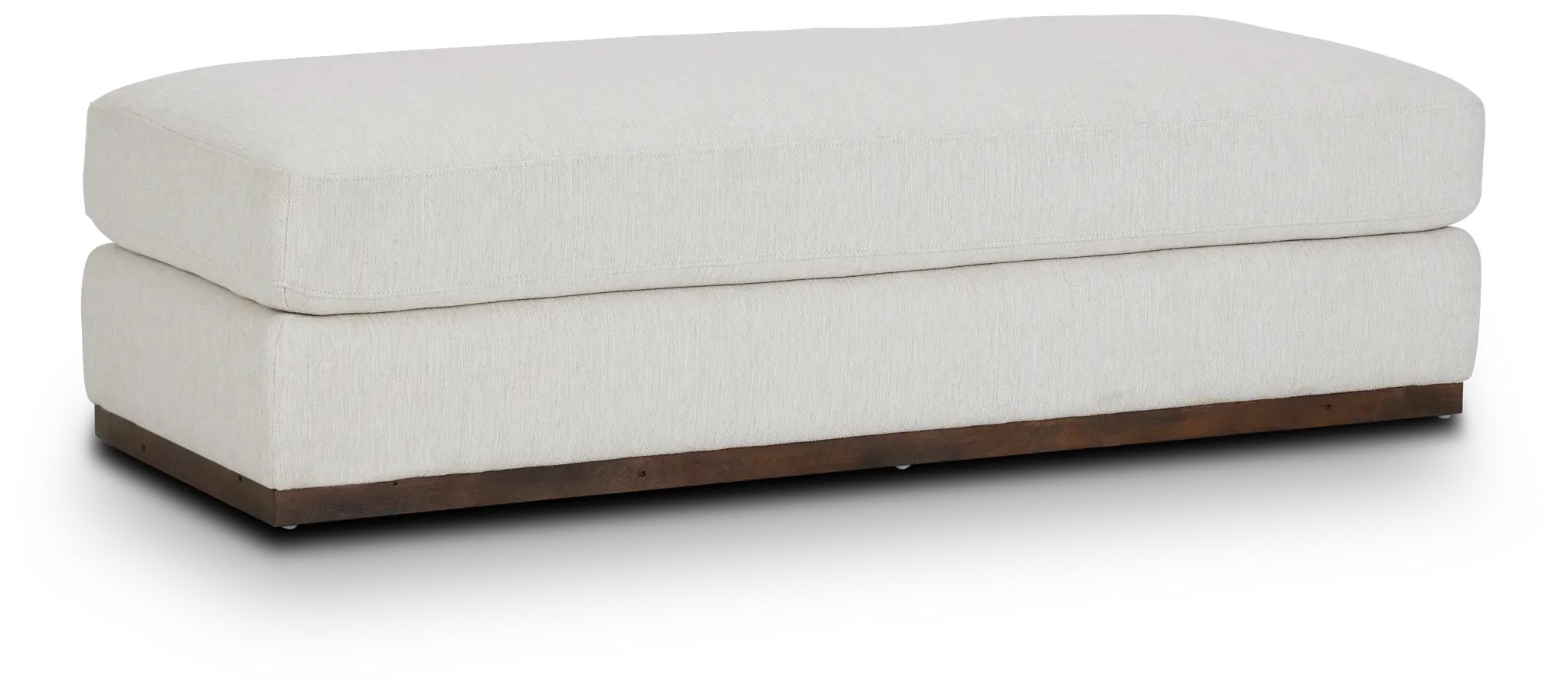 Mckenzie White Rect Ottoman Mckenzie White Rect Ottoman