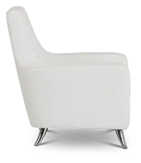 Marquez White Micro Accent Chair