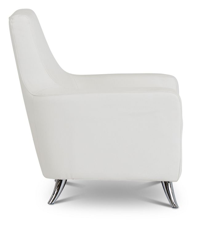 Marquez White Micro Accent Chair