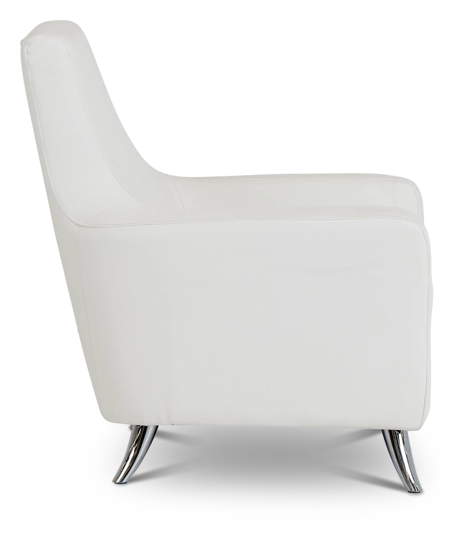 Marquez White Micro Accent Chair