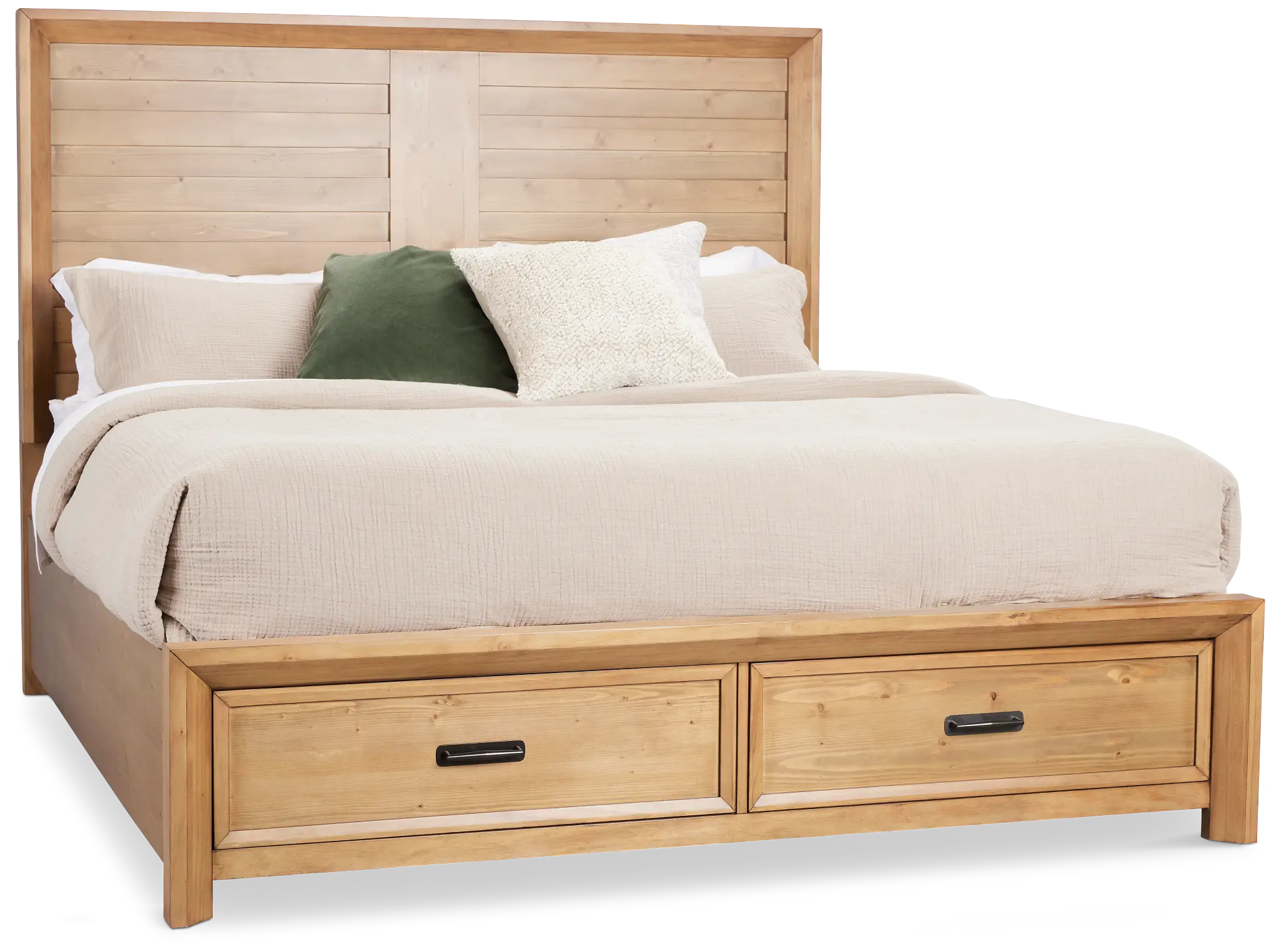 Vail Light Tone Panel Storage Bed Vail Light Tone Panel Storage Bed
