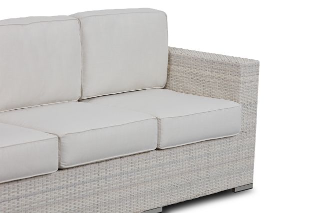 Biscayne White Sofa (1)