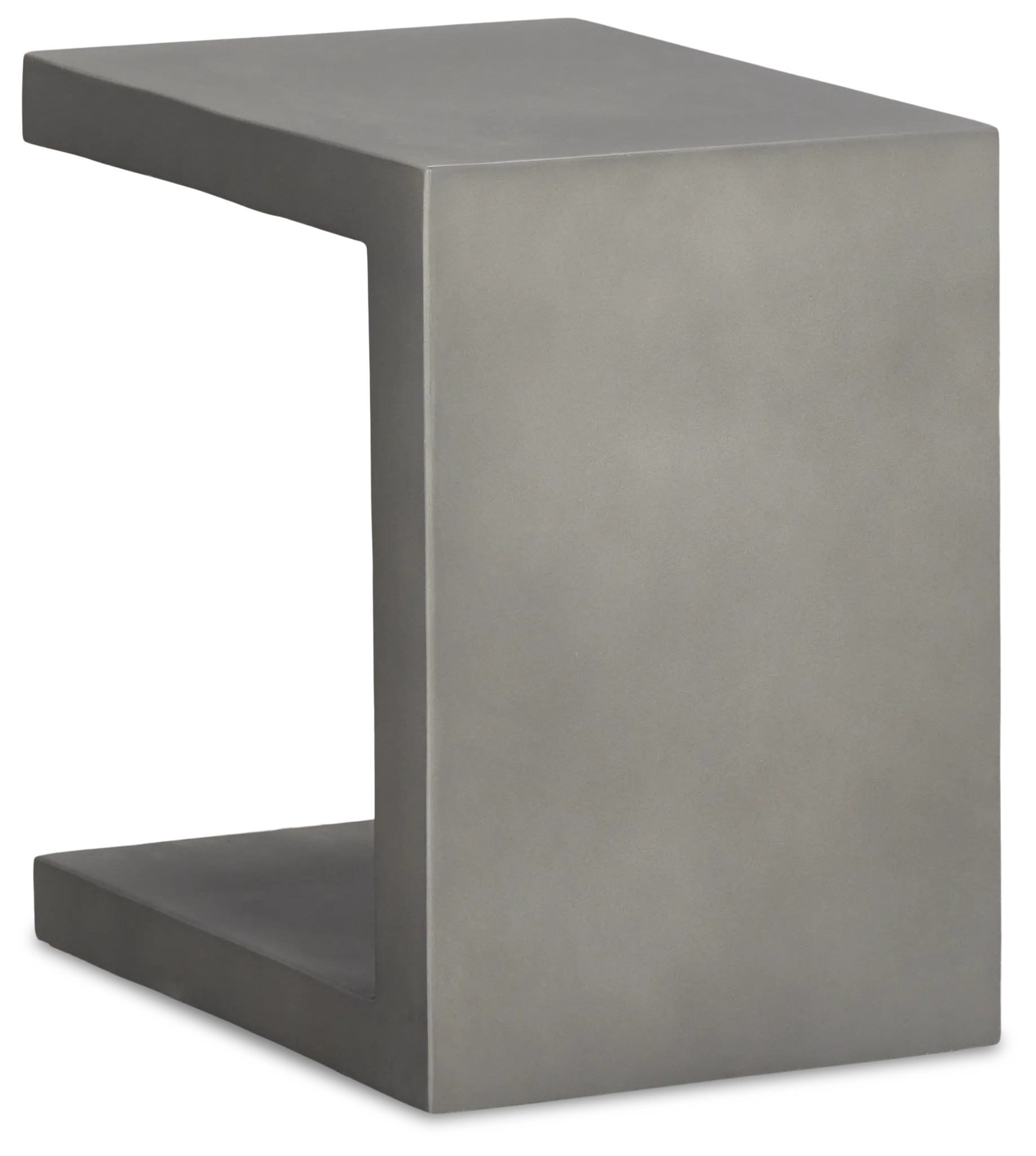 Brio Gray Square End Table