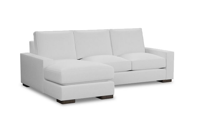 Edgewater Peyton White Left Chaise Sectional