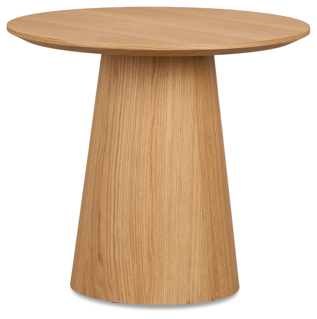 Nomad Light Tone Round End Table