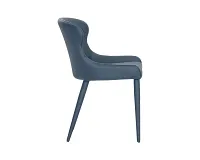 Cyrus Dark Blue Upholstered Side Chair