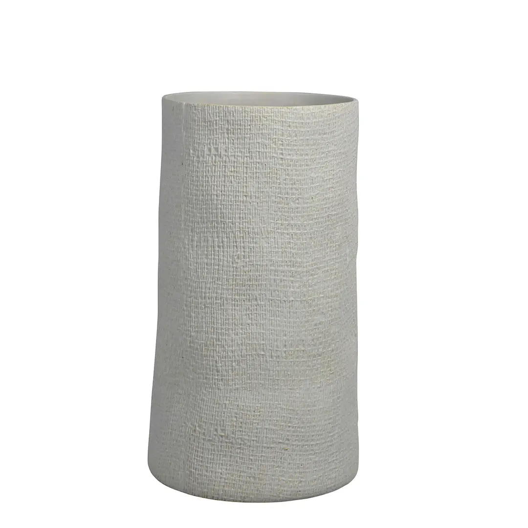 Waxen Light Gray Vase Waxen Light Gray Vase