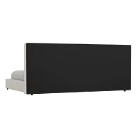 Grayton Gellar Beige 54" Upholstered Platform Bed