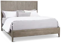 Alden Gray Wood Platform Bed