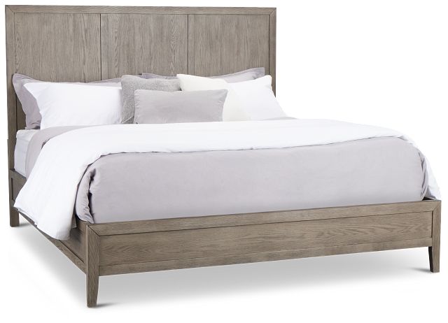 Alden Gray Wood Platform Bed