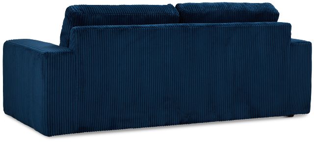 Charlie Dark Blue Fabric Sofa