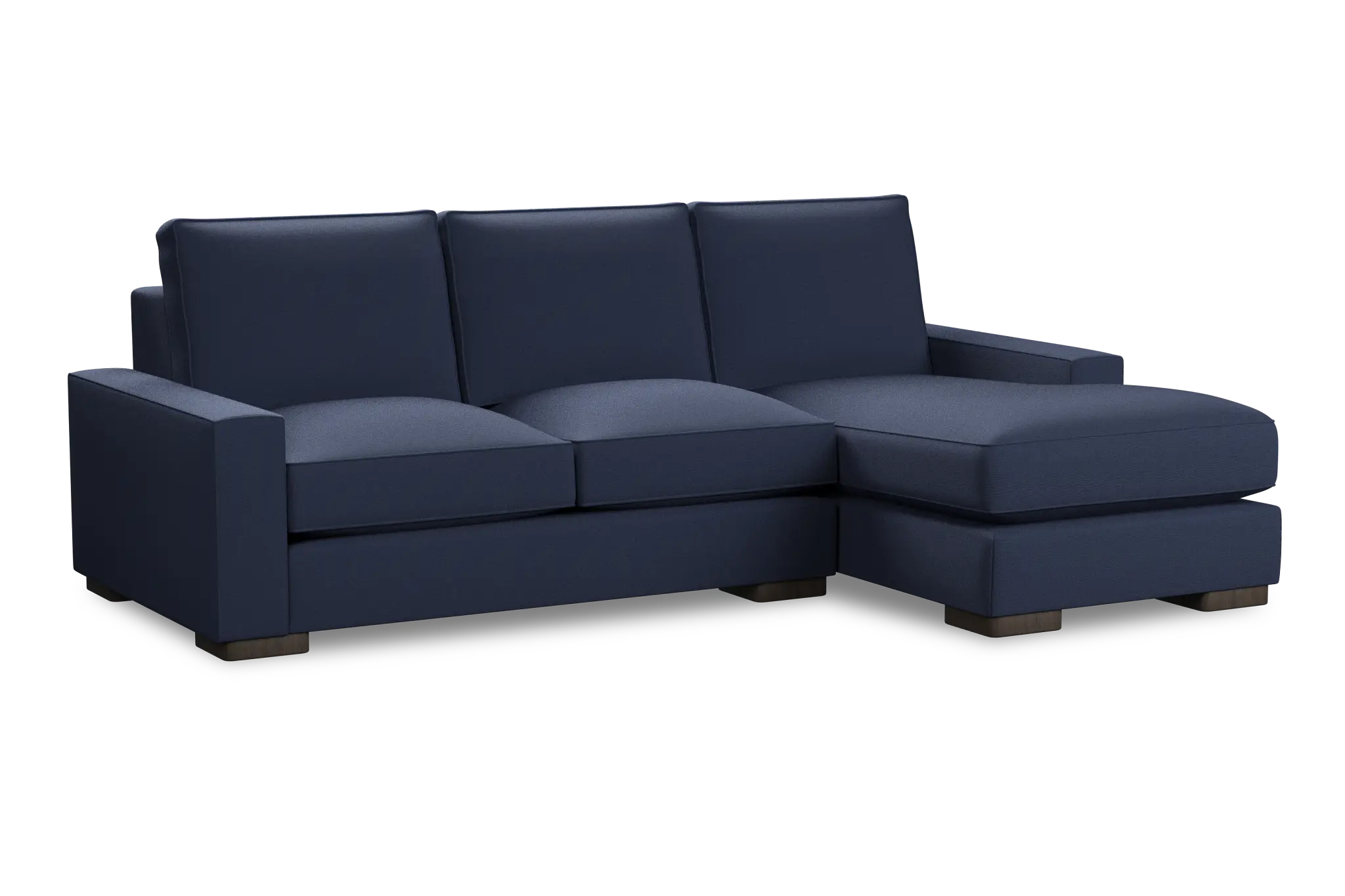 Edgewater Peyton Dark Blue Right Chaise Sectional Edgewater Peyton Dark Blue Right Chaise Sectional