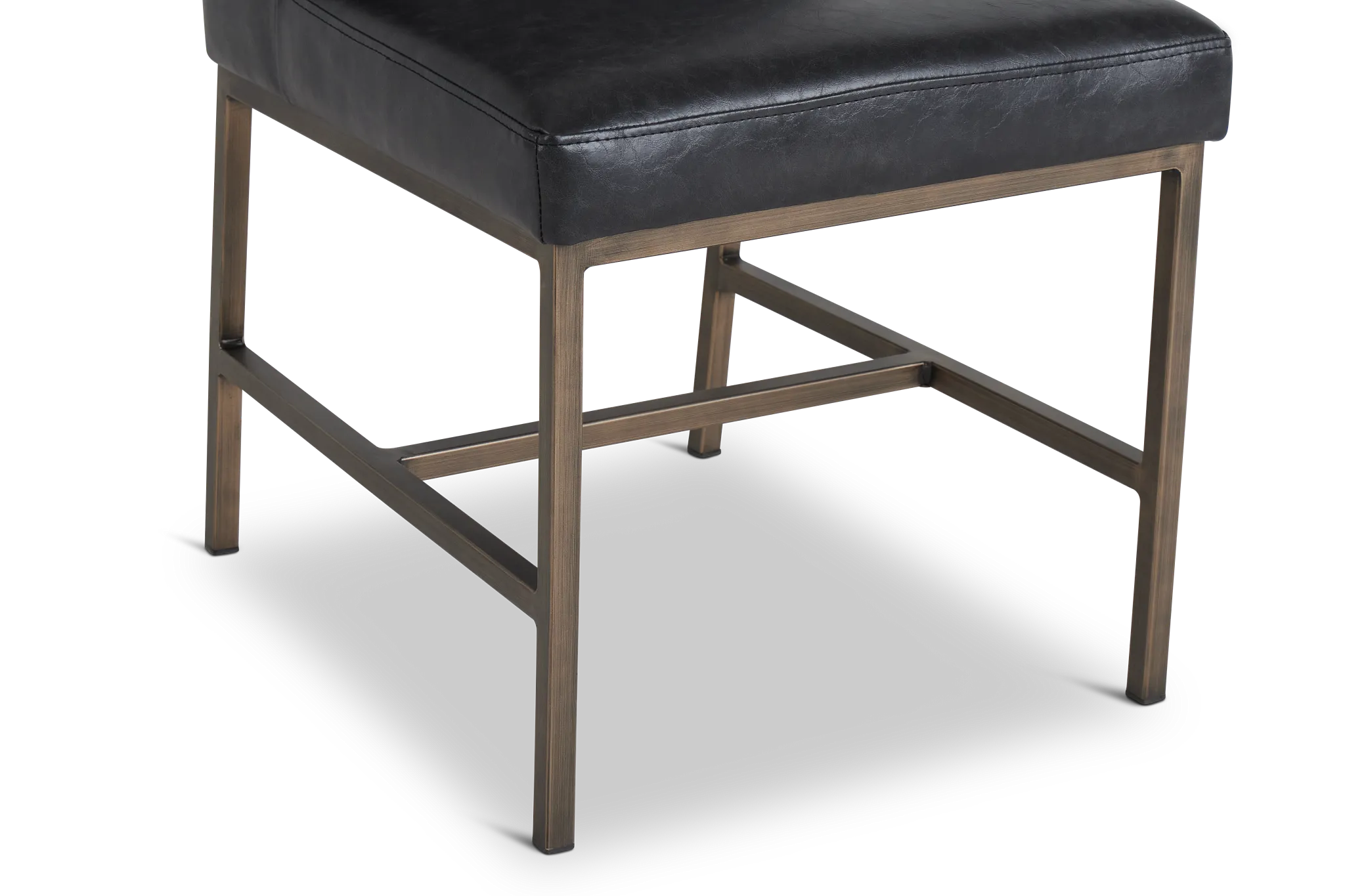 Sierra Black Bonded Ltr Side Chair