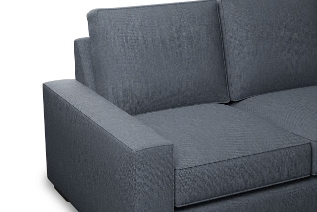Edgewater Victory Dark Blue 96" Sofa W/ 3 Cushions