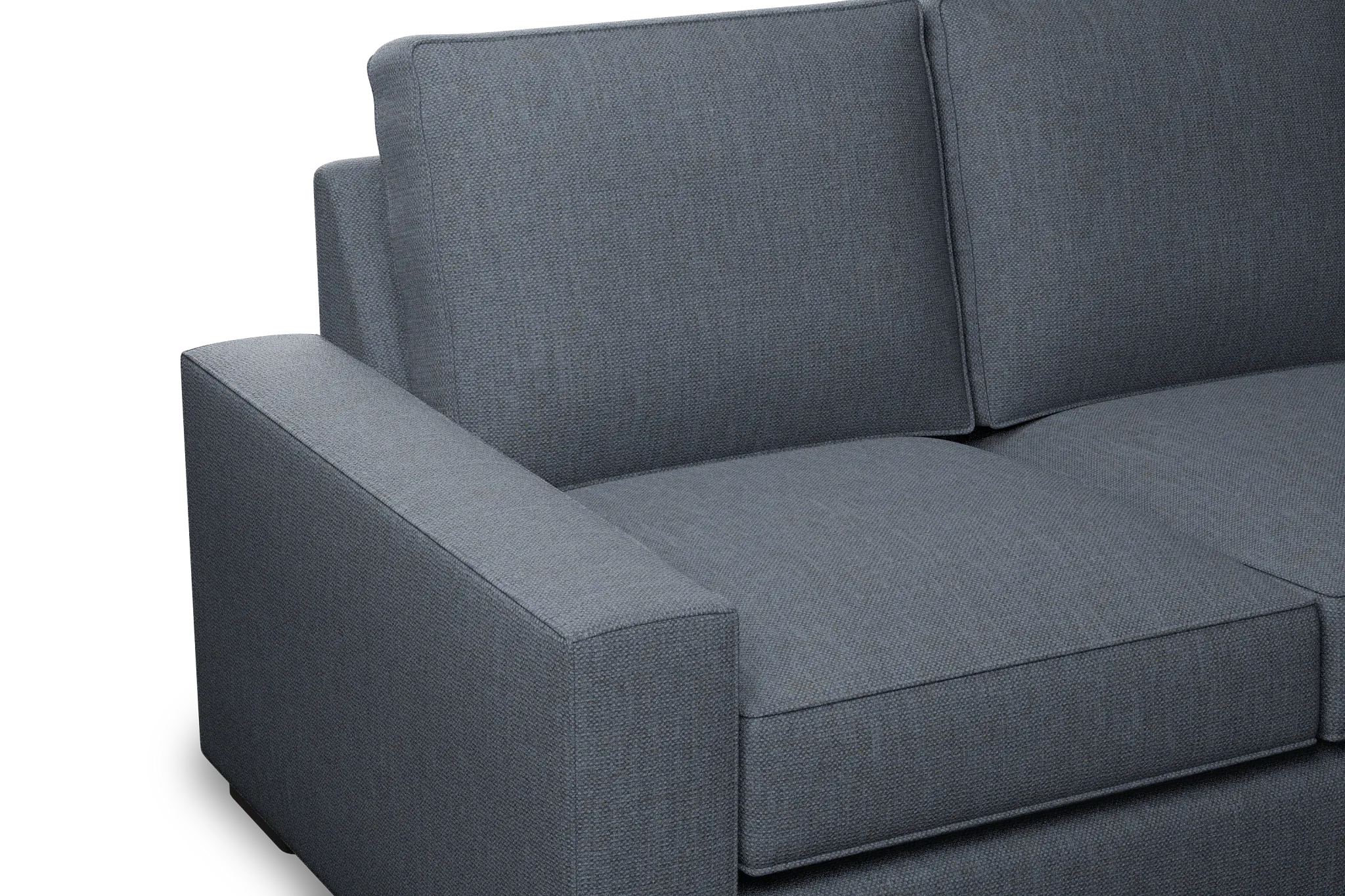 Edgewater Victory Dark Blue 96" Sofa W/ 3 Cushions