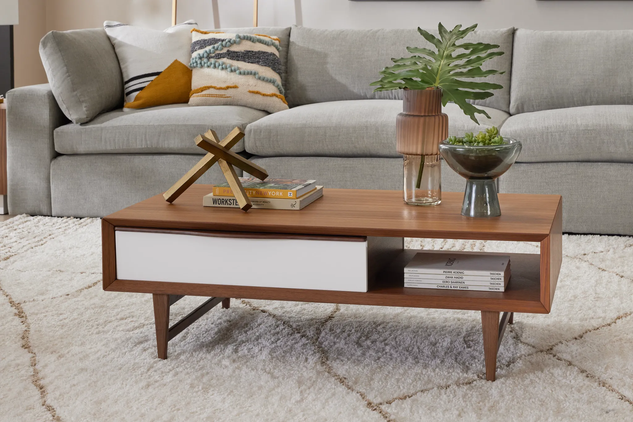 Flynn Mid Tone Rect Coffee Table