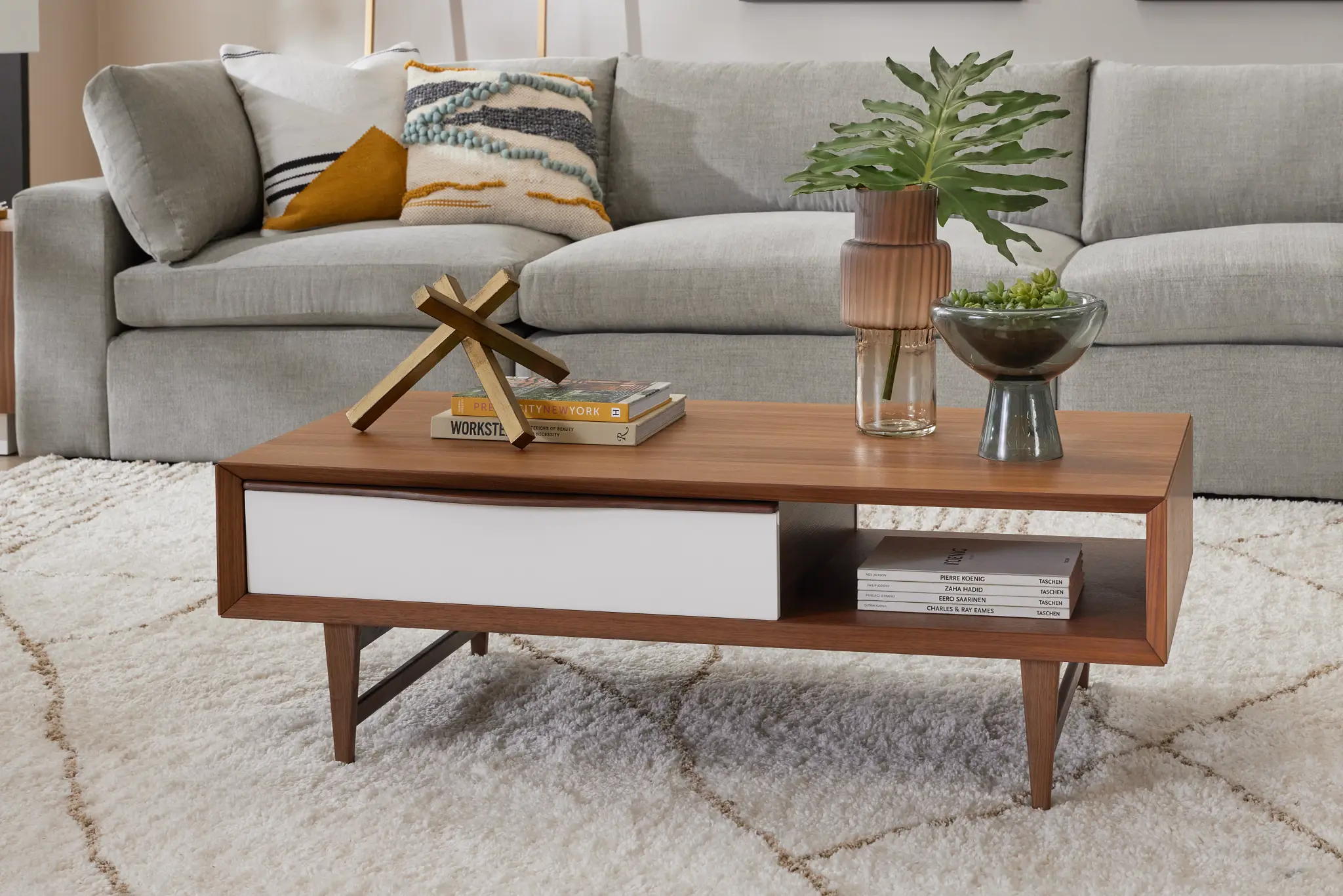 Flynn Mid Tone Rect Coffee Table Flynn Mid Tone Rect Coffee Table